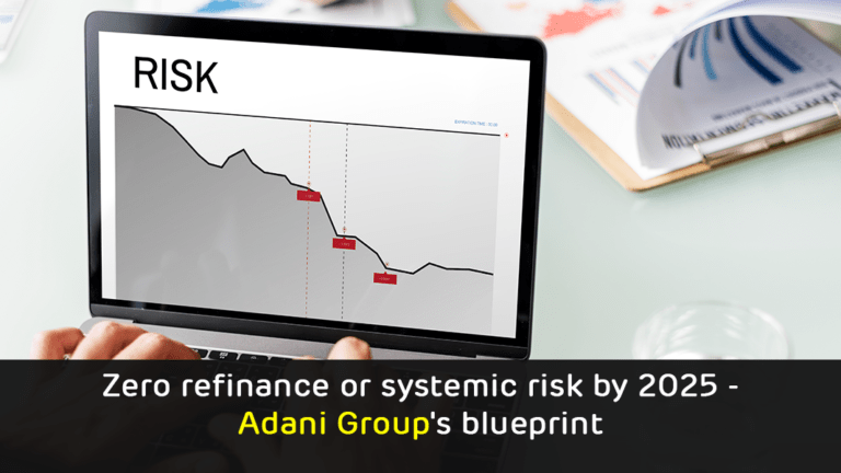 Adani shares overleveraged