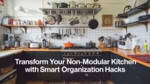 Transform Your Non-Modular Kitchen with Smart Organization Hacks