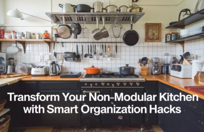 Transform Your Non-Modular Kitchen with Smart Organization Hacks