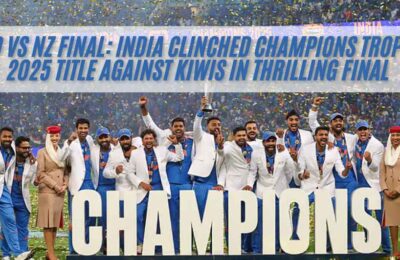 Ind vs NZ final: India Clinched Champions Trophy 2025 title against Kiwis in Thrilling final