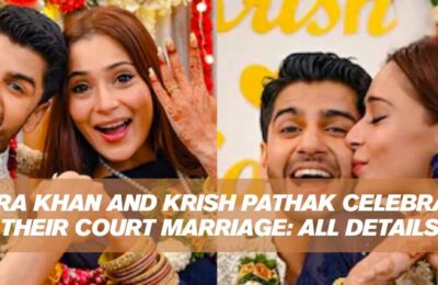 Sara Khan and Krish Pathak Celebrate Their Court Marriage: All Details